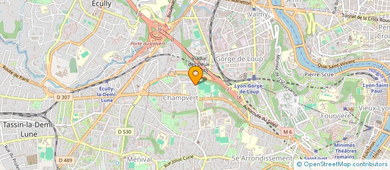 localisation de l'entreprise FINANCIERE MONTGOLFIER  LYON