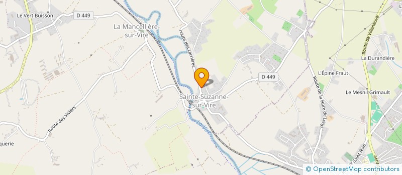 localisation de l'entreprise FINANCIERE MORIN  SAINTE-SUZANNE-SUR-VIRE