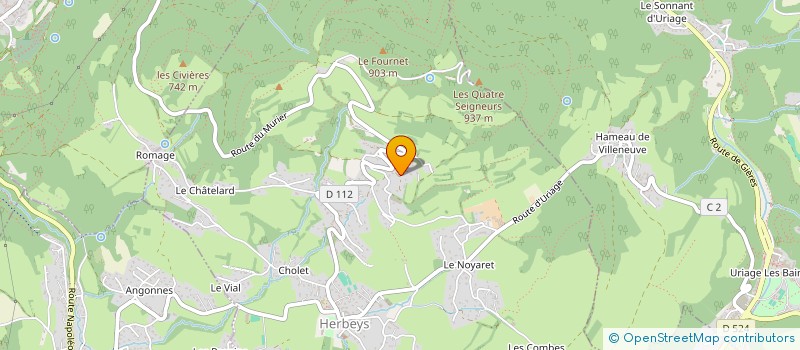 localisation de l'entreprise FINANCIERE MORTILLET  HERBEYS