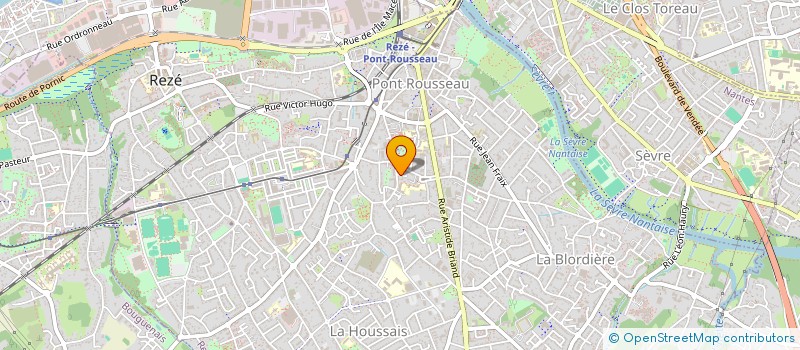 localisation de l'entreprise FINANCIERE MPI  REZE