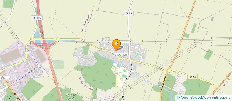 localisation de l'entreprise FINANCIERE N&M  VOISENON