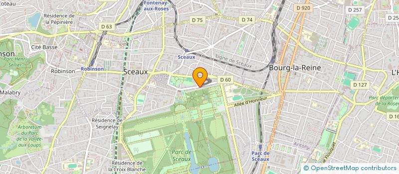 localisation de l'entreprise FINANCIERE NADAUD à SCEAUX