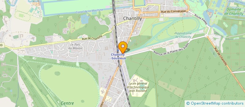 localisation de l'entreprise FINANCIERE NAMANI  CHANTILLY