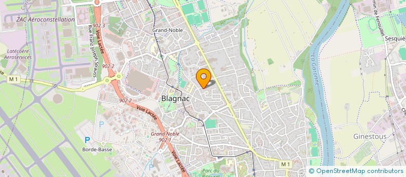 localisation de l'entreprise FINANCIERE NARDIN ET TANCREDI  BLAGNAC