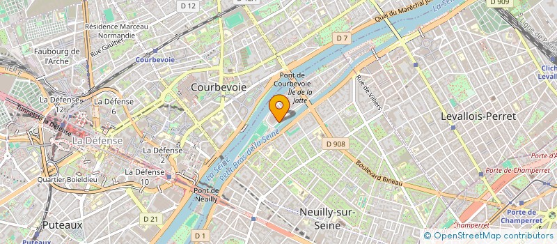 localisation de l'entreprise FINANCIERE NAUSICAA à NEUILLY-SUR-SEINE