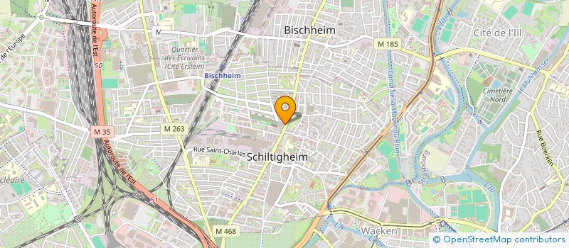 localisation de l'entreprise FINANCIERE NJAMEN  SCHILTIGHEIM