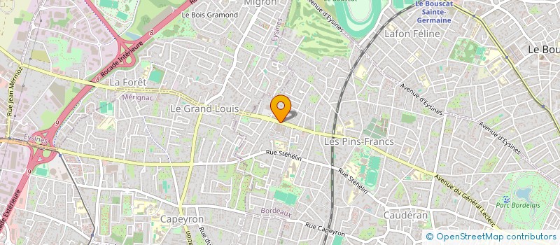 localisation de l'entreprise FINANCIERE NOAH  BORDEAUX