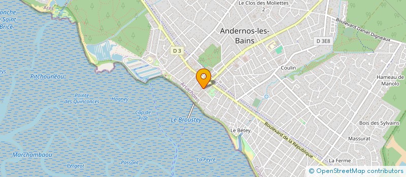 localisation de l'entreprise FINANCIERE NORD BASSIN IMMO  ANDERNOS-LES-BAINS