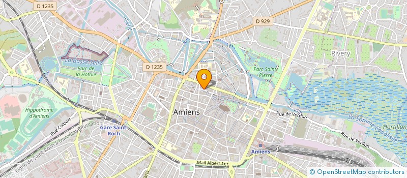 localisation de l'entreprise FINANCIERE NORMAND à AMIENS