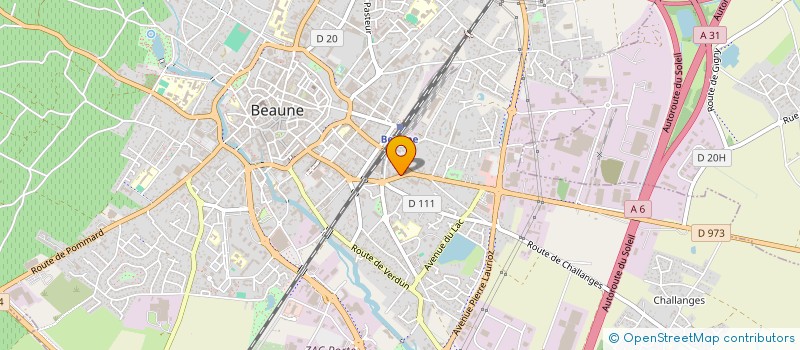 localisation de l'entreprise FINANCIERE NOTAIRES ET ASSOCIES à BEAUNE