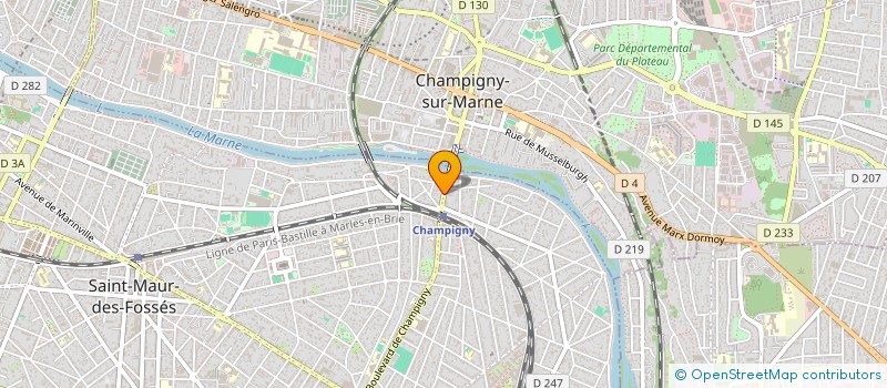 localisation de l'entreprise FINANCIERE NOYER  SUCY-EN-BRIE