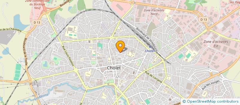 localisation de l'entreprise FINANCIERE OA à CHOLET