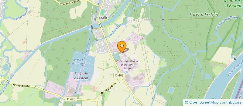 localisation de l'entreprise FINANCIERE OBERLE  ERSTEIN