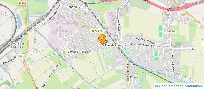 localisation de l'entreprise FINANCIERE OBRY  COULOGNE