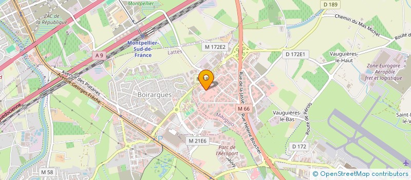 localisation de l'entreprise FINANCIERE OD  MAUGUIO