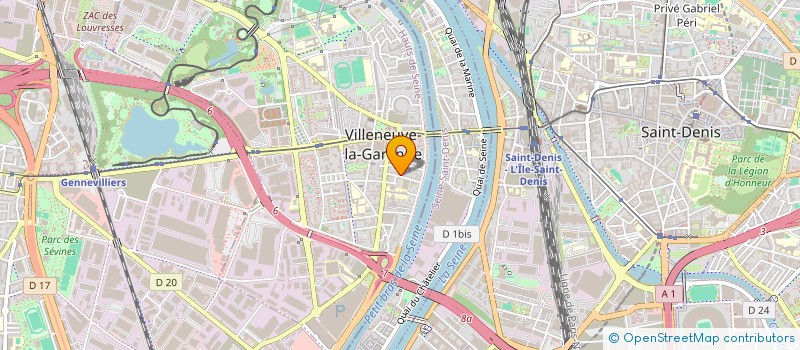 localisation de l'entreprise FINANCIERE OLIVEIRA DOMINGUES  VILLENEUVE-LA-GARENNE