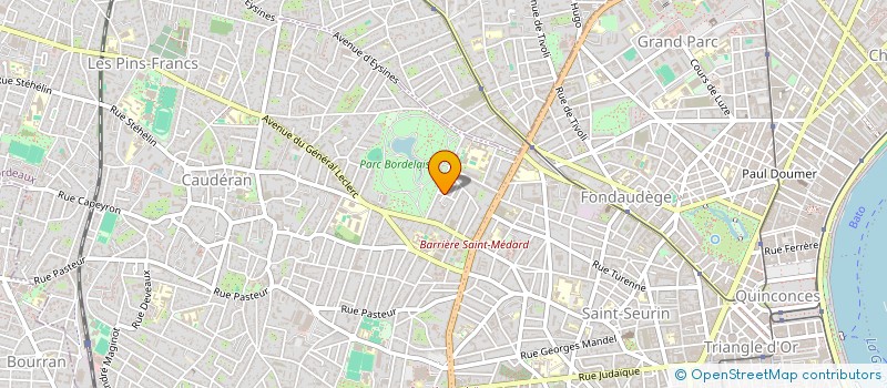 localisation de l'entreprise FINANCIERE OLIVER à BORDEAUX
