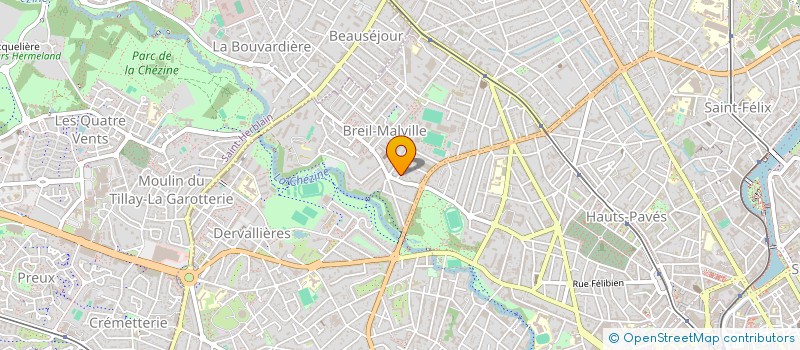 localisation de l'entreprise FINANCIERE OMEGA  NANTES