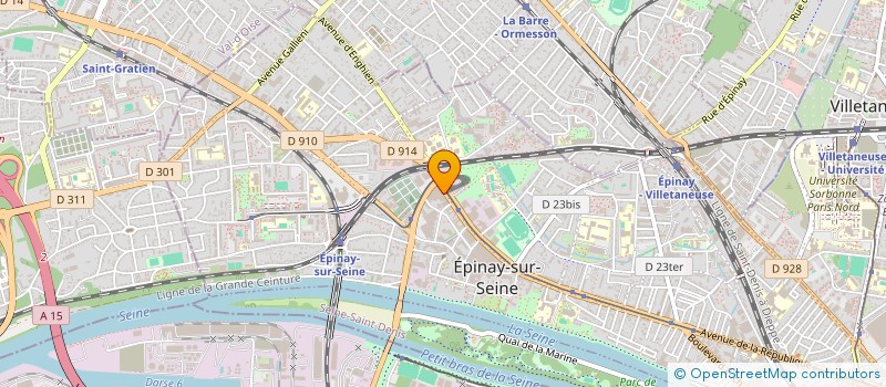 localisation de l'entreprise FINANCIERE ORIAD  BOUFFEMONT