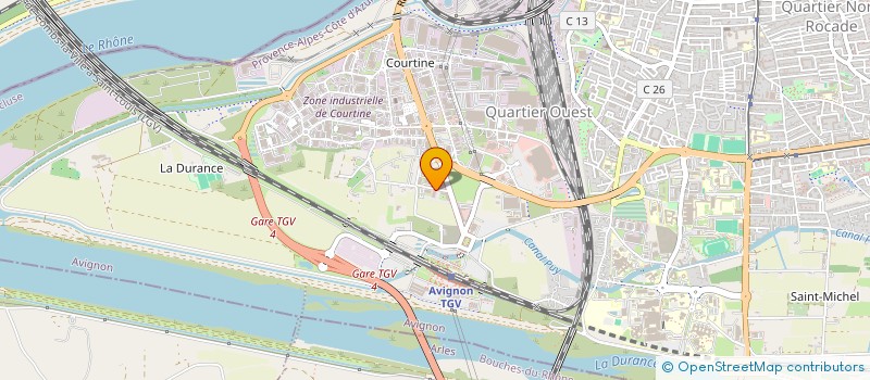 localisation de l'entreprise FINANCIERE ORION  AVIGNON