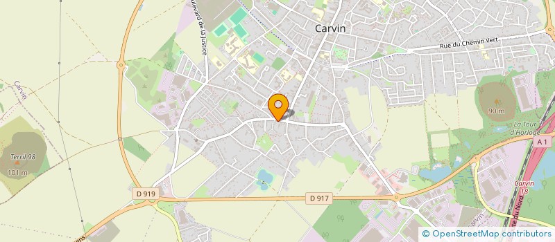 localisation de l'entreprise FINANCIERE ORYX à CARVIN