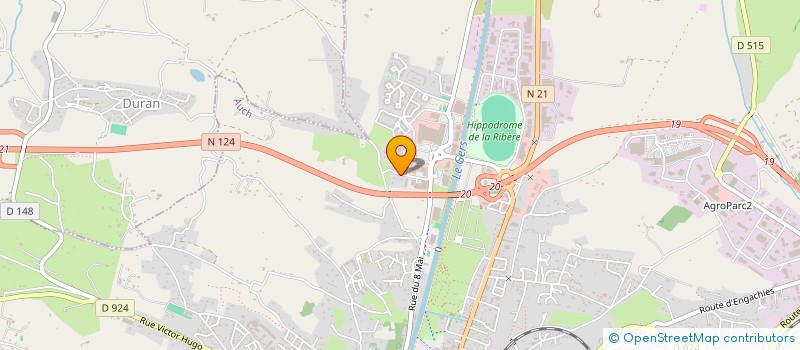 localisation de l'entreprise FINANCIERE OSEAN  AUCH