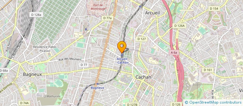 localisation de l'entreprise FINANCIERE OSIPAR  CACHAN