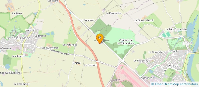 localisation de l'entreprise FINANCIERE OUVRARD à LYS-HAUT-LAYON