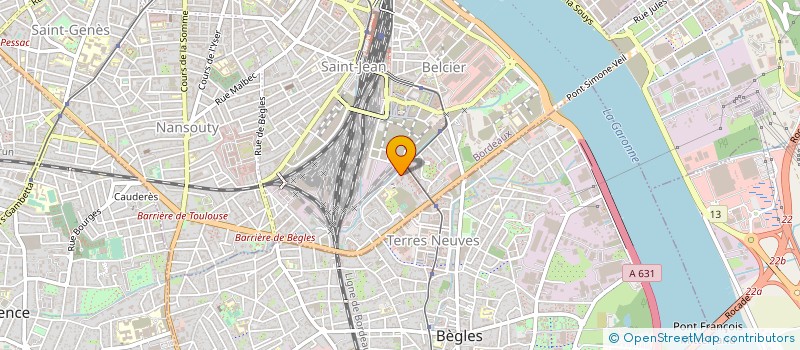 localisation de l'entreprise FINANCIERE OXYMETAL à BORDEAUX