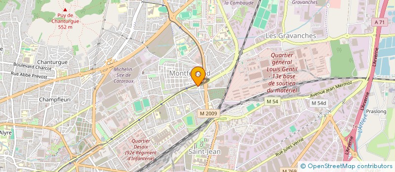 localisation de l'entreprise FINANCIERE PA  CLERMONT-FERRAND