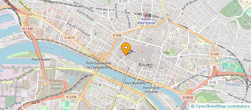 localisation de l'entreprise FINANCIERE PAB à ROUEN