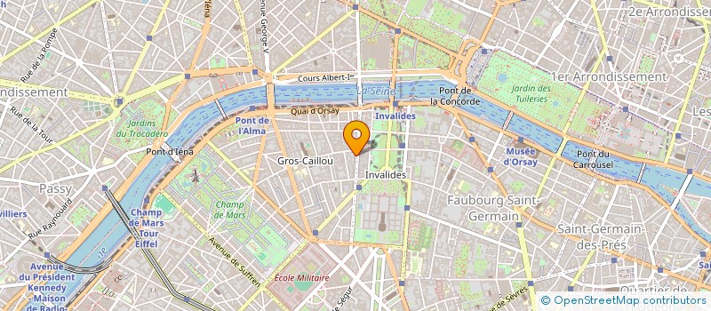 localisation de l'entreprise FINANCIERE PARABELLUM  PARIS