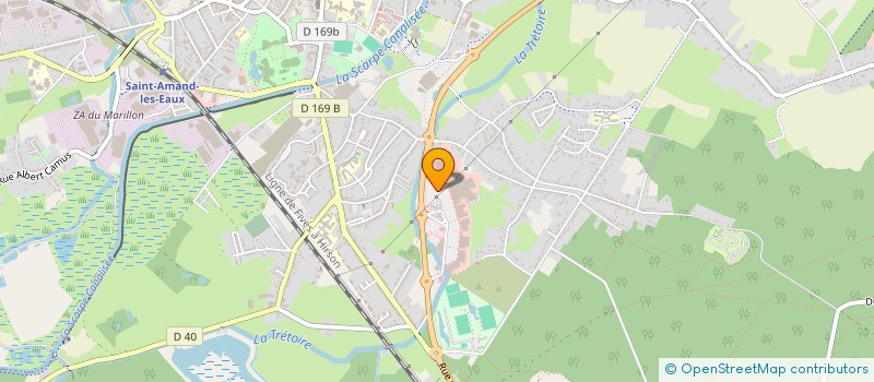 localisation de l'entreprise FINANCIERE PARTOUCHE à SAINT-AMAND-LES-EAUX