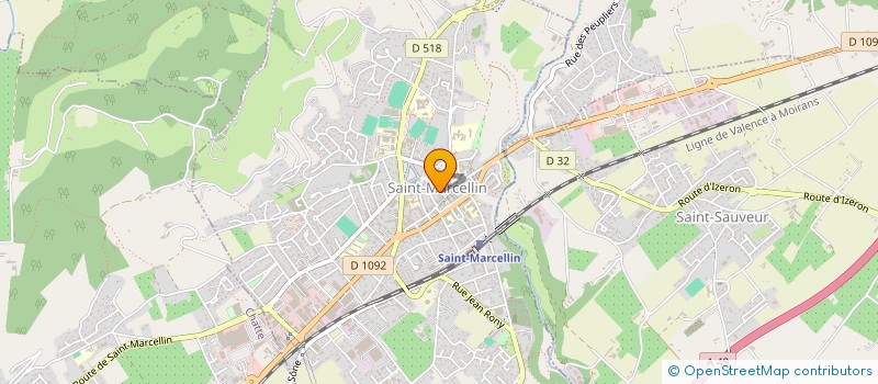 localisation de l'entreprise FINANCIERE PASCALIS  SAINT-MARCELLIN