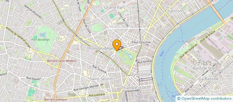 localisation de l'entreprise FINANCIERE PATAY ACHARD à BORDEAUX