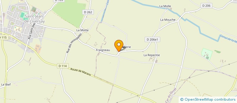 localisation de l'entreprise FINANCIERE PAUL  SAINT-CYR-DU-DORET