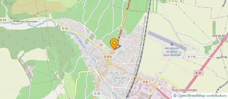 localisation de l'entreprise FINANCIERE PEGUIN  NUITS-SAINT-GEORGES