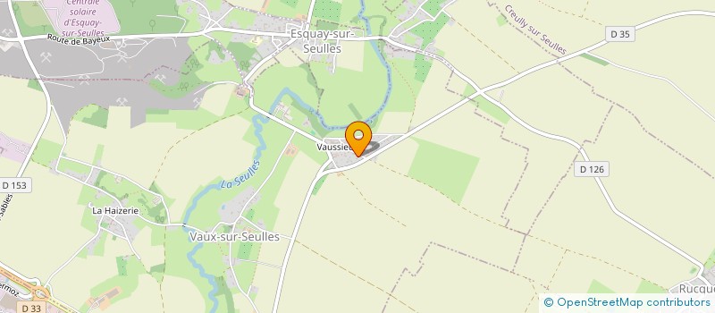 localisation de l'entreprise FINANCIERE PELCERF  VAUX-SUR-SEULLES