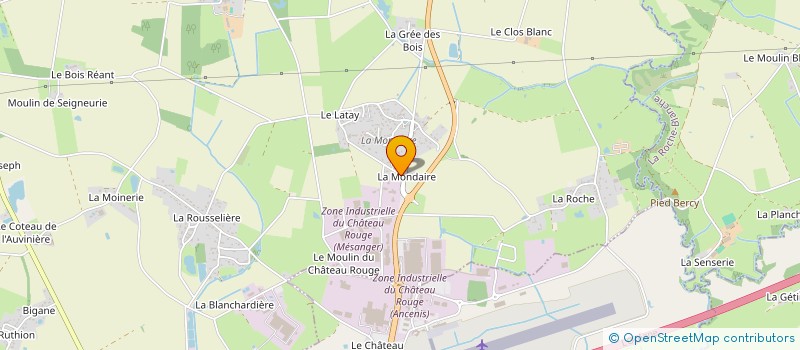 localisation de l'entreprise FINANCIERE PELLERIN à MESANGER