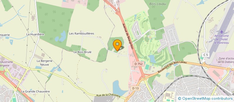 localisation de l'entreprise FINANCIERE PERE FILS PAYE à CHOLET