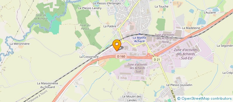 localisation de l'entreprise FINANCIERE PEROCHEAU NINA à LES ACHARDS