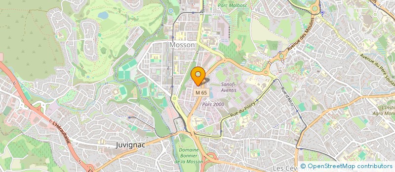 localisation de l'entreprise FINANCIERE PETIPA  MONTPELLIER