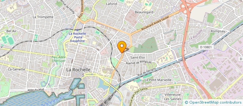 localisation de l'entreprise FINANCIERE PHARMALFA  LA ROCHELLE