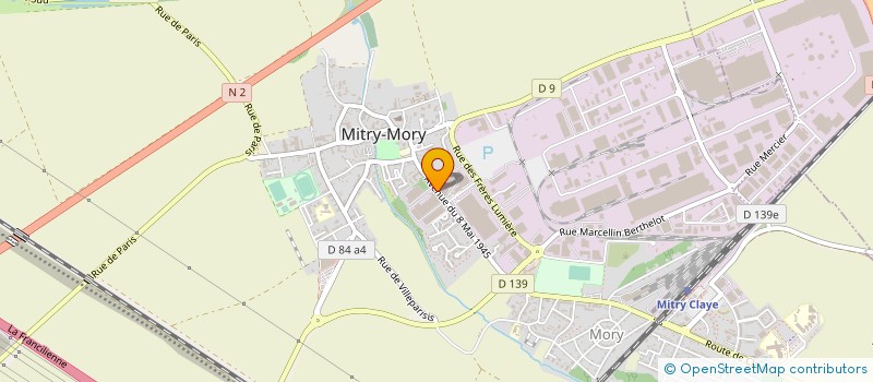 localisation de l'entreprise FINANCIERE PICHOT à MITRY-MORY