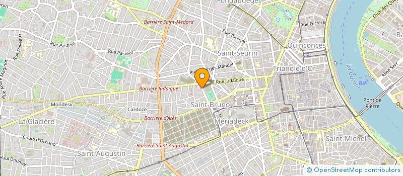 localisation de l'entreprise FINANCIERE PIERRE BG  BORDEAUX