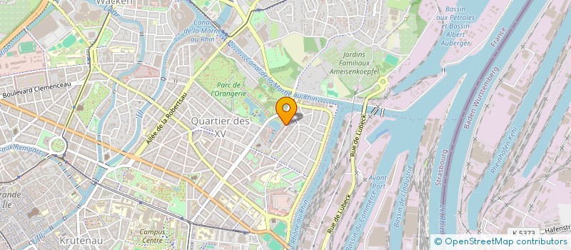 localisation de l'entreprise FINANCIERE PIERRE SCHREIBER  STRASBOURG