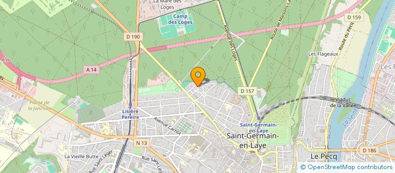 localisation de l'entreprise FINANCIERE PIRDOCQ  SAINT-GERMAIN-EN-LAYE