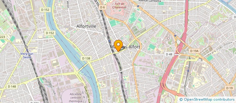 localisation de l'entreprise FINANCIERE PIRON INVESTISSEMENT - F.P.I.  MAISONS-ALFORT