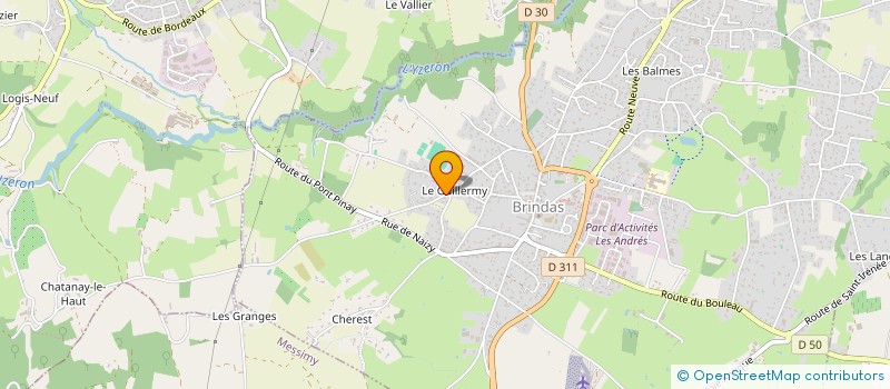 localisation de l'entreprise FINANCIERE PL à BRINDAS