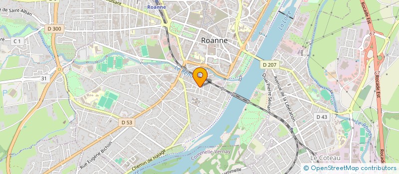 localisation de l'entreprise FINANCIERE PM à MABLY